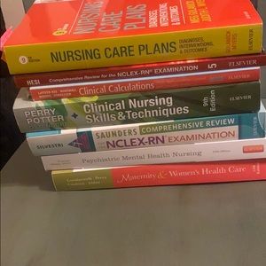 Nursing school books